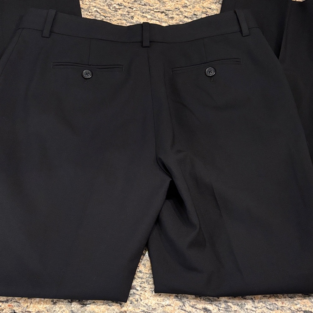 Brooks Brothers Caroline Fit Black Wool Pants | Size 4 | Tollegno 1900 - Picture 7 of 7